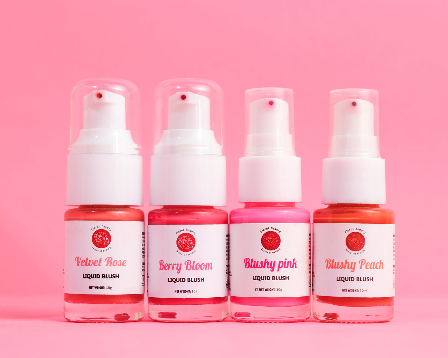 Bundle of 4 Liquid Blushes